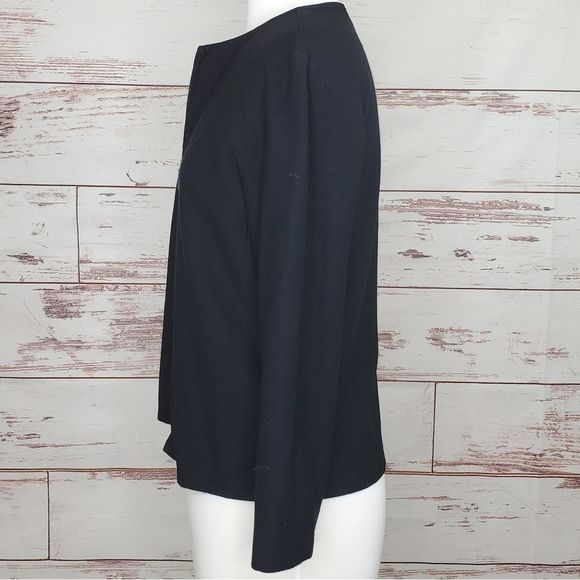 Eileen Fisher Full Zip Black Cardigan S - Picture 3 of 6